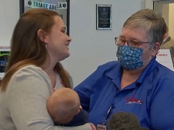 Mom and MedStar 9-1-1 Dispatcher Who Worked Together to Save an Infant Reunited